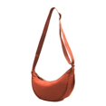 thumbnail image 5 of Hvmvliv Women's Nylon Crescent Crossbody Bag, Small Shoulder Purse Light Sling Bag for School Sports Travel Orange, 5 of 6