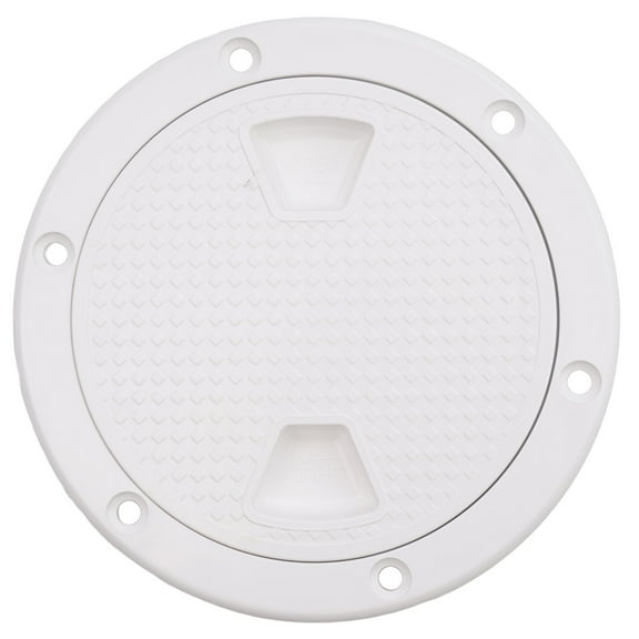 4Inch Marine Screw Out Deck Plate Inspection Hatch Plastic Access Boat Rv Round Fangkenuo