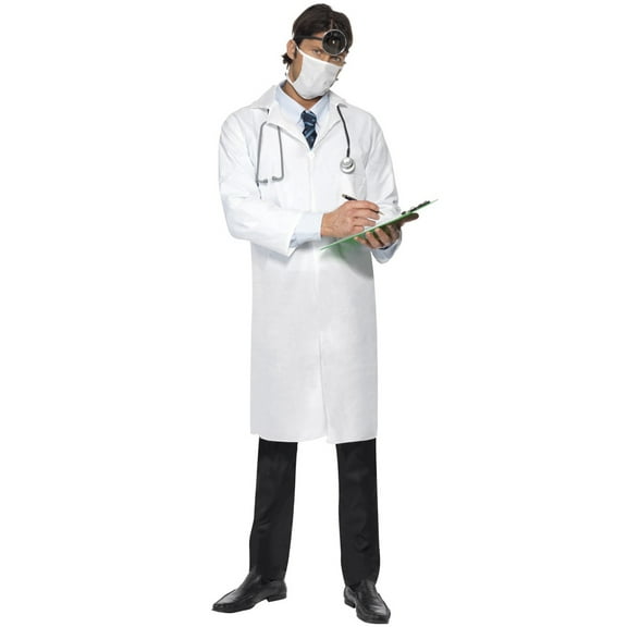 Smiffys Doctor White Coat Adult Costume Medium Male
