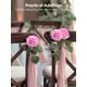thumbnail image 3 of Flores artificiales InnoGear, 100 unidades, rosas de espuma rosa, para bricolaje, 3 of 7