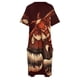 thumbnail image 4 of Vestido holgado con bolsillos de polilla Cecropia, ropa de mujer, vestido largo, vestidos elegantes para mujer, venta de vestidos de mujer, 4 of 6