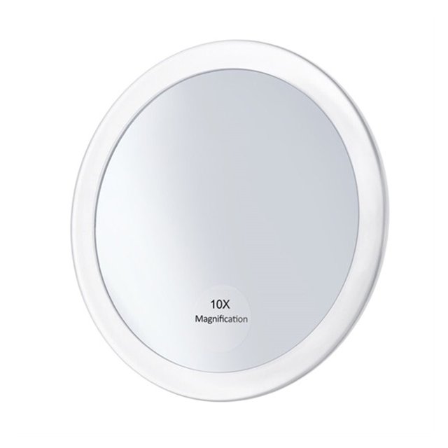 Magnifying Makeup Mirror With Power Locking Suction Cup Bright Diffused Light And 360 Degree Rotating Adjustable Arm ,Widely Use