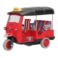 thumbnail image 1 of Thai Pull Back Tricycle, Alloy Tuk-Tuk Simulation, Car Model, Children's Toy, Red, 1 of 4