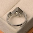 thumbnail image 2 of Dash Jewel 1.9 Ct Round Cut Diamond Ring - 14K White Gold Plated Criss Cross Infinity Design - Wedding Ring for Women - Perfect for Special Occasions and Celebrating Your Love Story Together, 2 of 3
