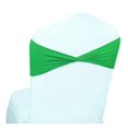 thumbnail image 1 of Chair cover with straps, buckle free chair decoration, wedding party reception event, universal chair, universal ceremony banquet decoration(green), 1 of 5