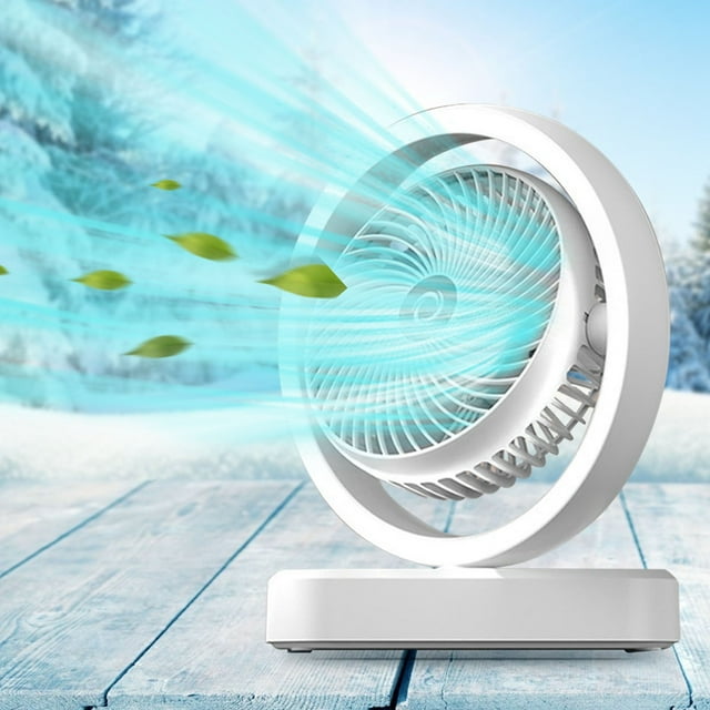 Aqestyerly 2025 Oscillating Table Fan 90° Adjustable Air Circulator for office 2025 New Desktop Shaking Electric Fan Air Circulation Fan Desktop Dormitory Small Fan Supplementary Lighting Fan