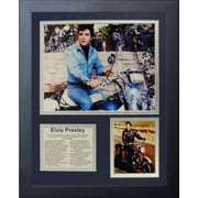 Legends Never Die Elvis Presley Motorcycle Framed Photo Collage, 11 by 14-Inch