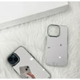 thumbnail image 2 of Kawaii Cute Plating Mirror Hard Phone Case Compatible with iPhone Case (Silver,iPhone 14 Pro), 2 of 6
