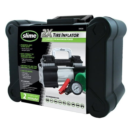 Heavy Duty 2X Pro Power Tire Inflator/Compressor - (Best Garage Air Compressor)