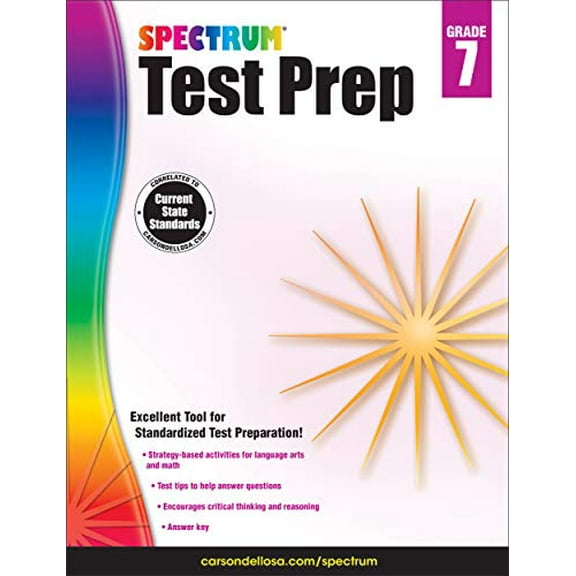 Pre-Owned Spectrum Test Prep, Grade 7 Paperback