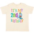 thumbnail image 3 of Inktastic Its My 2nd Birthday 2 Year Old Girl Mermaid Girls Toddler T-Shirt, 3 of 5