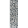 thumbnail image 3 of Madison Transitional 2' x 10' Gray and Cream Polypropylene Indoor Area Rug, 3 of 9