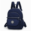 Rucksack Small Travel Bag Waterproof Mini Backpack Women Purse Nylon Shoulder color Navy Blue