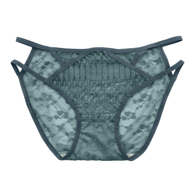 Gibobby Tangas de mujer sexy Bragas para mujer, encaje de ganchillo, bragas con cordones, lencería Sexy ahuecada, ropa interior Sexy para juegos de rol(Verde de menta,Talla única)