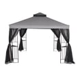 thumbnail image 3 of Toldo Mainstays Gazebo con Cortinas y Mosquitero Gris 3x3 m, 3 of 4