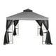 thumbnail image 3 of Toldo Mainstays Gazebo con Cortinas y Mosquitero Gris 3x3 m, 3 of 4