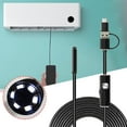 thumbnail image 1 of NARABB Three-in-one Endoscope 8mm Probe 5m Long Line Industrial Endoscope, 1 of 8