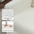 thumbnail image 5 of Power Swivel Rocking Recliner Chair, Electric Rocker Nursery Glider Chair, USB and Type-C Ports, Upholstered Teddy Fabric Reclining Single Sofa Chair for Living Room (Teddy Beige), 5 of 8