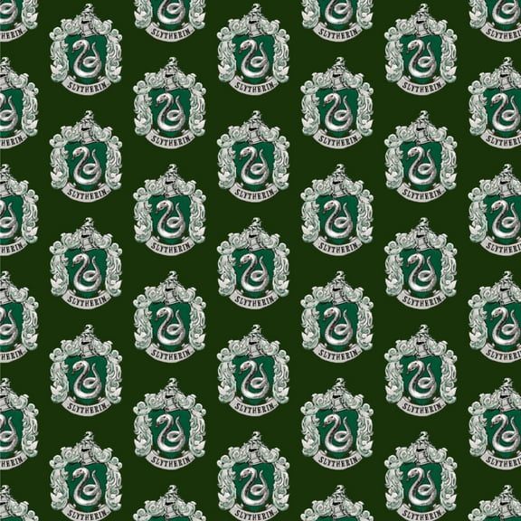 Harry Potter Slytherin Painted Crest Premium Roll Gift Wrap Wrapping Paper