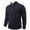 Black, variant on Men's Quarter Zip Sweaters, Stand-Up Collar Long Sleeve Warm Work Knitted Sweaters Khaki Size M