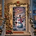 thumbnail image 4 of FeiFu 70.8x35.43&nbsp;in Christmas Door Cover Santa Door Decoration Curtain Doors Santa Design Christmas Vibes Suitable for Home Entryway Decor​, 4 of 5