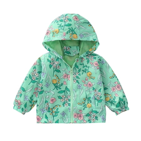 Agkizg Fall Boys Girls Rain Jackets Waterproof with Hood Lightweight Raincoat Toddler Kids Fall Stormtrooper Coat Printed Hooded Zipper Jacket with Pockets Loose Outdoor Windbreaker Hiking Jackets