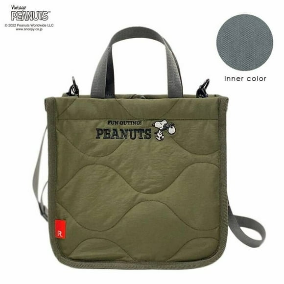 Snoopy Nouveau Sac à Main Brodé Mignon pour Garçons et Filles, Sac à Bandoulière en Coton, Sac Messager