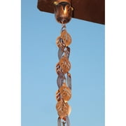 Monarch Pure Copper Cascading Leaves Rain Chain - 8.5 ft.