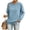 AQ17_Light Blue, variant on Resicozy Crew Neck Sweatshirts Women Oversized Long Sleeve No Hood Pullover Sweater Fall Winter Plain Lightweight Sweatshirt Light Blue 2XL