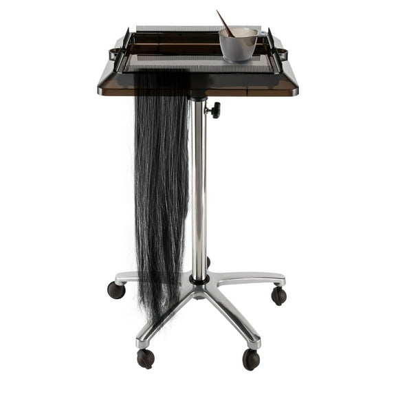 Rolling Salon Beauty Tray Cart with Hair Extension Tool Tray for Hairstylist