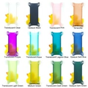 SeeShelter Brand Betta Tunnel in Translucent Dark Green Fish Hide Enrichment Aquarium Decor
