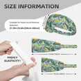 thumbnail image 2 of Cute Banana Purple Flower Headbands for Women Men, Workout Elastic Sweat Band for Yoga Running Cycling Gym Exercise Non Slip Head Bands for Women's Hair, 2 of 5