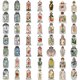 thumbnail image 3 of Pegatinas con plantas, jarrones, vinilo, estilo anime, impermeables, 100 unidades/lote, 3 of 4