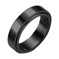 thumbnail image 2 of Xinyolin Geometric Titanium Steel Unisex Ring - Rotatable Outer Finger Ring for Party, 2 of 8