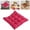 Hot Pink, variant on Chair Cushion with Ties for Dining Chairs Bright Color Square Thick Seat Cushion for Kitchen Dining Office Chair