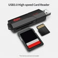 thumbnail image 4 of kawau C307 USB3.0 High-speed Card Reader SD+TF Dual-slot Card Reader Slide Design Not Support Simultaneous, 4 of 8