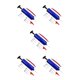 thumbnail image 2 of Eigraketly Bomba de bola azul conveniente y eficiente para deportes de ejercicio y bomba de baloncesto inflable de natación 10 Uds 6 pulgadas Type2 NO2, 2 of 6