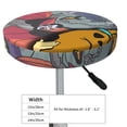 thumbnail image 4 of Lsque Scooby-Doo Round Bar chair cushion covers Velvet Fabric Premium Comfort Protects from Scratches and Stains for 14-17 Inch Chair- 12 inch, 4 of 7