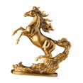 thumbnail image 2 of Estatua de caballos Resina Figura decoración de mesa Craft Collectable Modern Animal Sculpture Ornament para la oficina de la sala de estar Oficina, 2 of 9