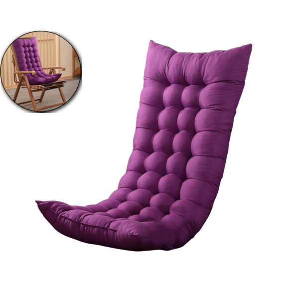 Dvruxg Lounge Chair Cushions Chaise Lounger Cushion Soft Sofa Mat Long Bench Cushion for Outdoor Furniture, Indoor Outdoor Recliner Chair Cushion