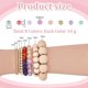 thumbnail image 5 of Mini cuentas espaciadoras de vidrio de 3 mm, 8 colores, para cintura, coloridas, para manualidades, collares, pulseras y bisutería. Surtido de cuentas., 5 of 6