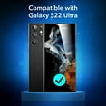 thumbnail image 2 of ESR Camera Lens Protector Compatible with Samsung Galaxy S22 Ultra 6.8 Inch (2022) [1 SET = 5 Lens Protector ] [Scratch-Resistant Tempered Glass] [Ultra-Thin], Black, 2 of 8