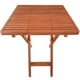 thumbnail image 3 of Mesa Plegable Cuadrada De Madera Sólida, 60x60 – Rústico Tratable NATIVO MUEBLES TERRAZA, 3 of 5