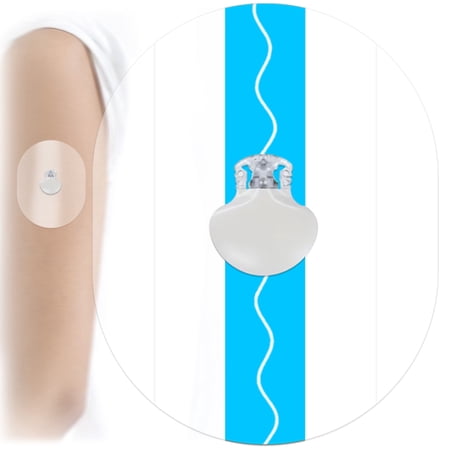 Adhesive Patches for Medtronic Guardian 4 Sensor, 40 Pack Waterproof & Transparent Overpatch CGM Stickers for Medtronic Sensor