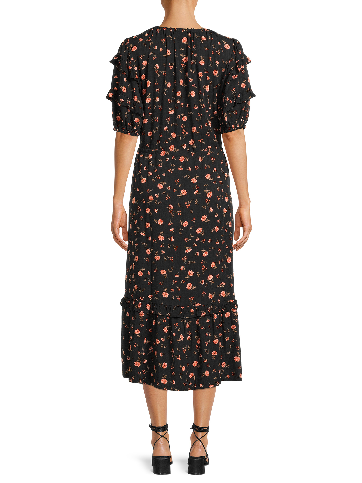 The Get Women's Tiered Ruffle Prairie Midi Dress - image 3 of 5