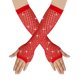 thumbnail image 1 of Nvzi Guantes de rejilla sin dedos Guantes de rejilla largos de malla Manga de rejilla para el brazo Disfraz de fiesta de los 80 Accesorios de Halloween - Rojo, 1 of 5