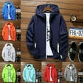 thumbnail image 2 of POINTERTECK Men Wind Breaker Coat Zipper Hoodie Jacket Quick Drying Sport Outwear New, 2 of 11