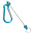 thumbnail image 2 of sunsanly DIY Beads Climbing Carabiner Heavy Duty Metal Lightweight Portable Outdoor Hiking Camping Backpacking D-shaped Ring Buckle Snap Hook Clip, 2 of 8