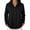 CD04_Black, variant on Women Hooded Button Front Knit Cardigan Top Drawstring Long Sleeve Loose Soft Sweater Coat Winter Warm Daily Blouse Yellow S