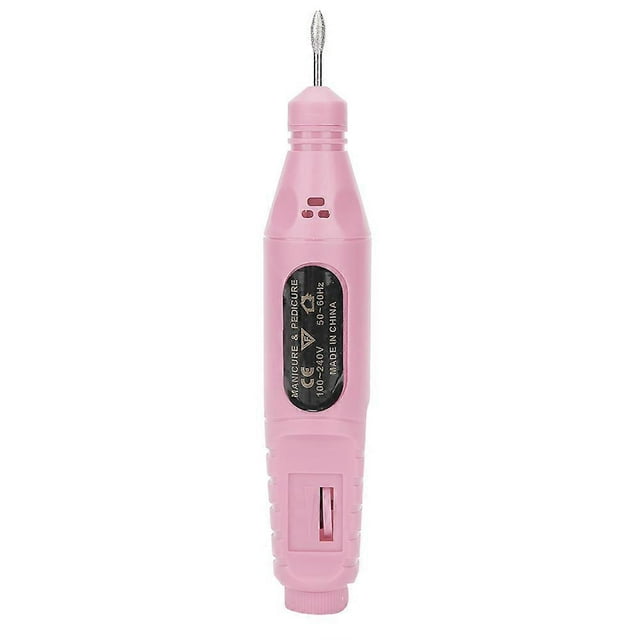 USB Portable Electric Nail Drill Machine Nail Drill Manicure Nail Polisher Tool KitPink USB